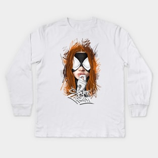 Spider-Woman Julia Carpenter Kids Long Sleeve T-Shirt